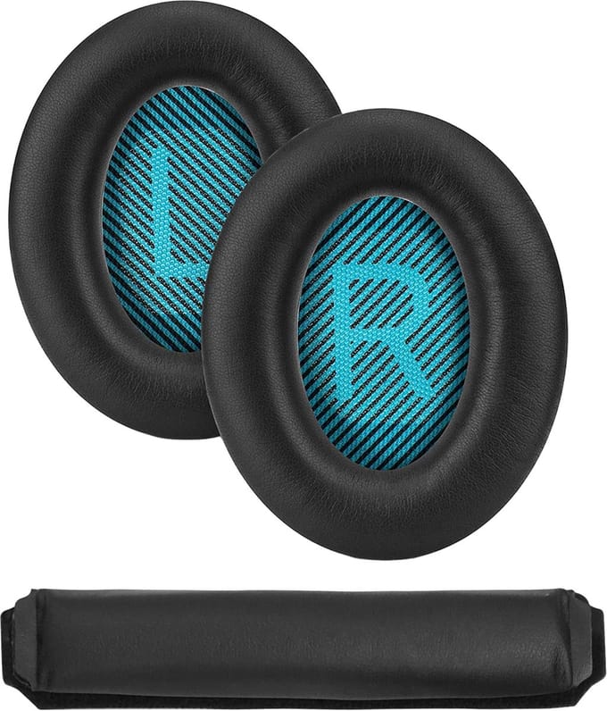Oorkussens en hoofdband Geschikt voor de Bose QC-serie