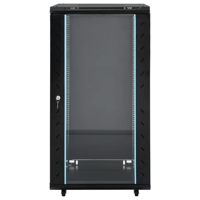 vidaXL 22U Netwerkkast met Draaipoten 19" IP20 60x60x120 cm