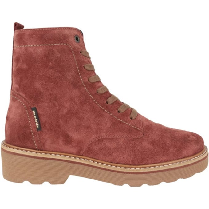 Mephisto Mobils Odalia - dames laars - Rood - maat 37 (EU) 4 (UK)