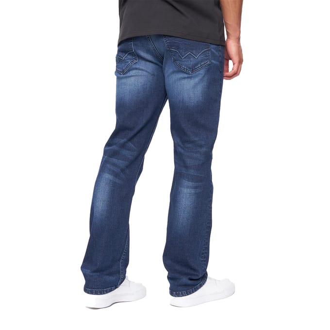 Duck and Cover Rechte Jeans Heren (Donkere wasbeurt)