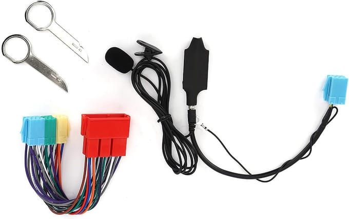 Audio Adapter - Auto Stereo - Muziek Streamen - Bluetooth 5.0 - 20cm Kabel - Zwart