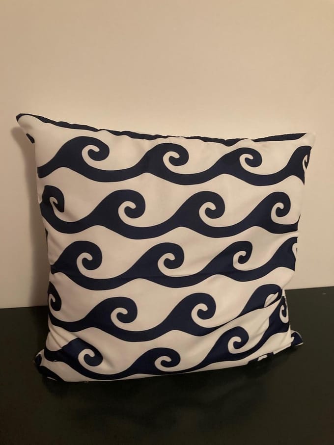 Nordic Geometry Collection Kussenhoes – Dark Blue Edition - 45x45 cm