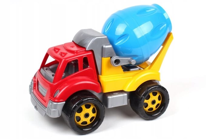 Technok Betonmixer Speelgoed - Grote Bouwvoertuig voor Kinderen