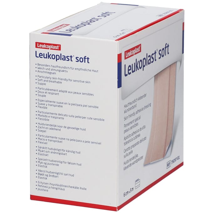 Leukoplast® Soft 6 cm x 5 m 1 Pleister
