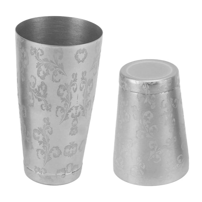 Cocktailshaker RVS Bar Bartender Boston Shaker Set Drank Mixen Schudbekers voor Thuis L gray