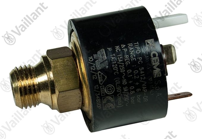 VAILLANT Drukbewaker, watertekort. VKK 476 e.a. Vaillant-nr. , 050591