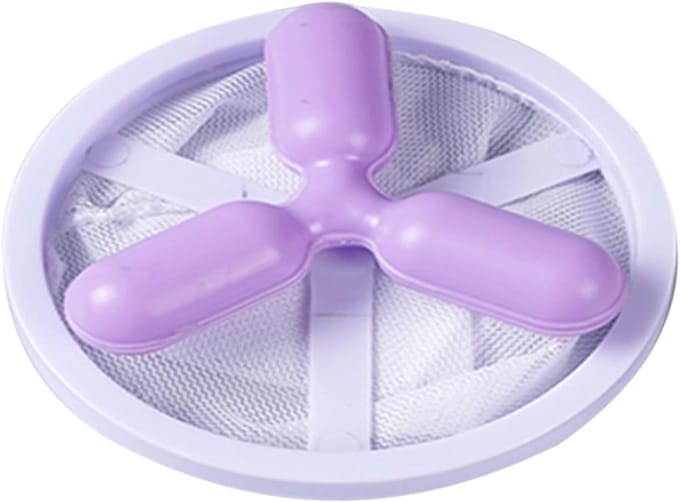 Pluisvangers Wasgoed - Haarfilter Wasmachine - Kleding Schoon Houden - Herbruikbaar Ontwerp - 17x9cm - Paars