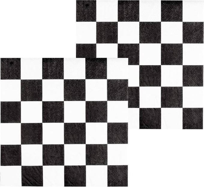 Boland - Tafeldecoratie - Race Servetten 33x33cm 12 stuks