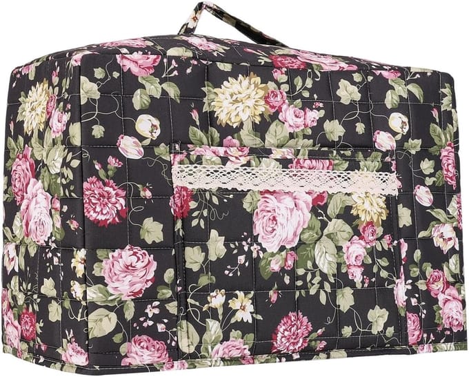 Naaimachinehoes Beschermend - Overlock Tas - Bescherming Naaimachine - Boho Stijl Ontwerp - 43 x 35 x 6 cm