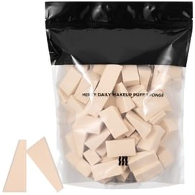 MERZY - Daily Makeup Puff Sponge 100 pcs