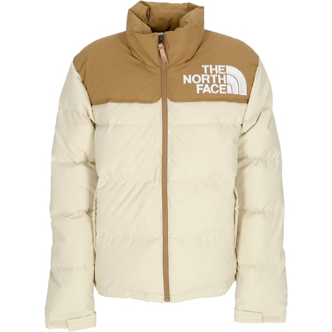 Dames donsjack 92 Low-fi Hi-tek Nuptse jack grind/utility bruin