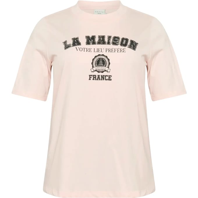 Dames-T-shirt KAFFE Curve Tasha