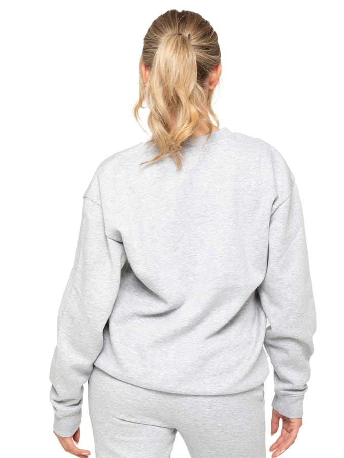 Enzo Womens Oversized Sweatshirt - Grijs