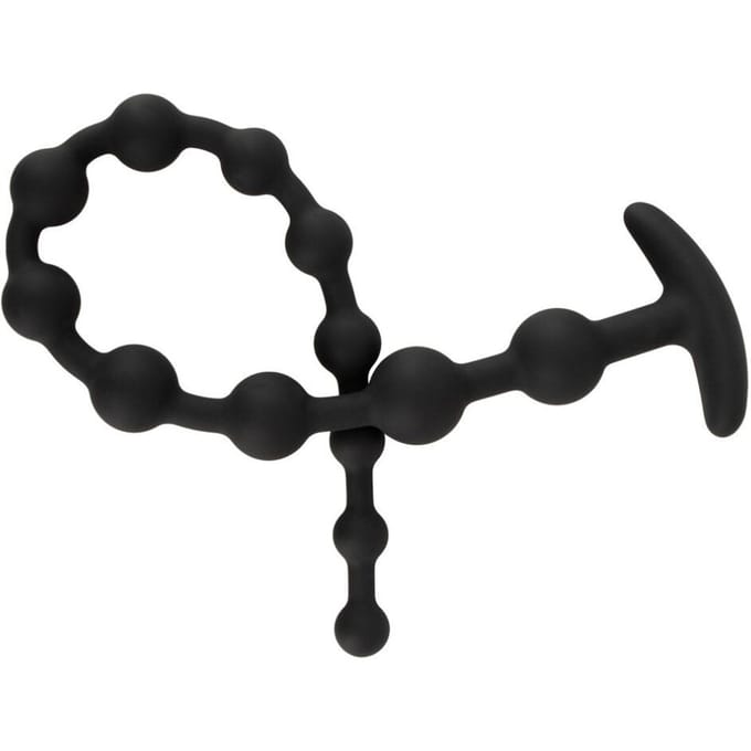 Black Velvets Anal Beads Silic