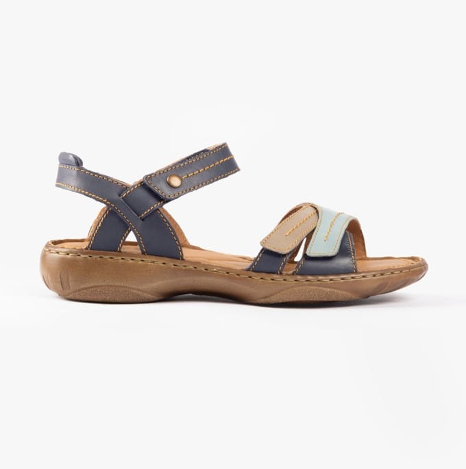 DEBRA 62 Dames Sandalen Indigo-Multi