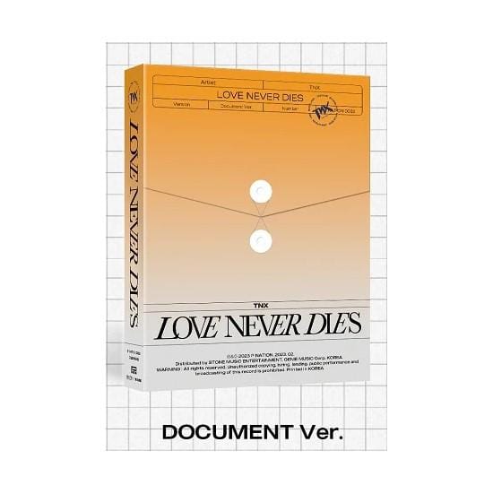 TNX - [Love Never Dies] 2e mini-album Document