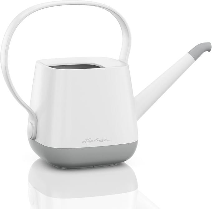 LECHUZA YULA - gieter - 1,7 liter - satijnwit/grijs