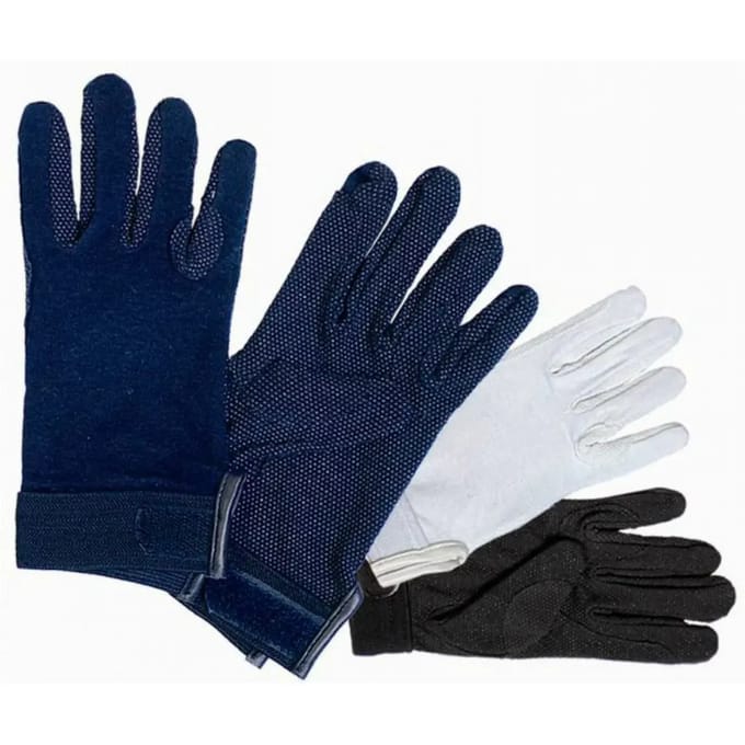 Katoenen handschoenen met klittenband Daslö