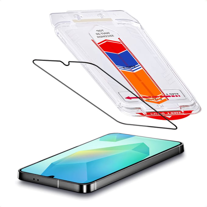 Accezz Screen Protector - Geschikt voor Samsung Galaxy A16 (4G) / A16 (5G) / A17 (5G) / A17 (4G) / A18 (4G) - Glas Screenprotector met Anti-dust Applicator