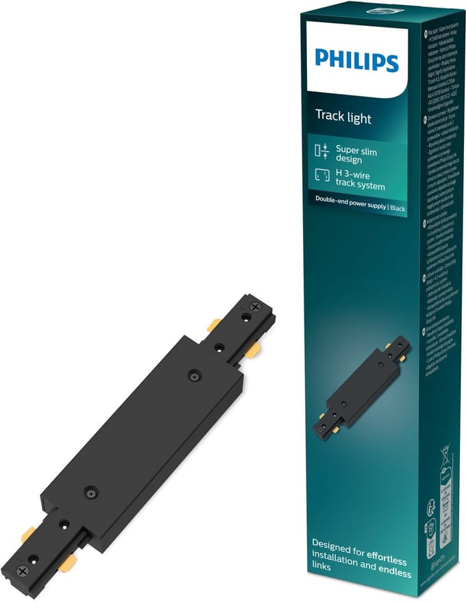 Philips EasyLink - Dubbelzijdige stroomaansluiting - Zwart - Railverlichting