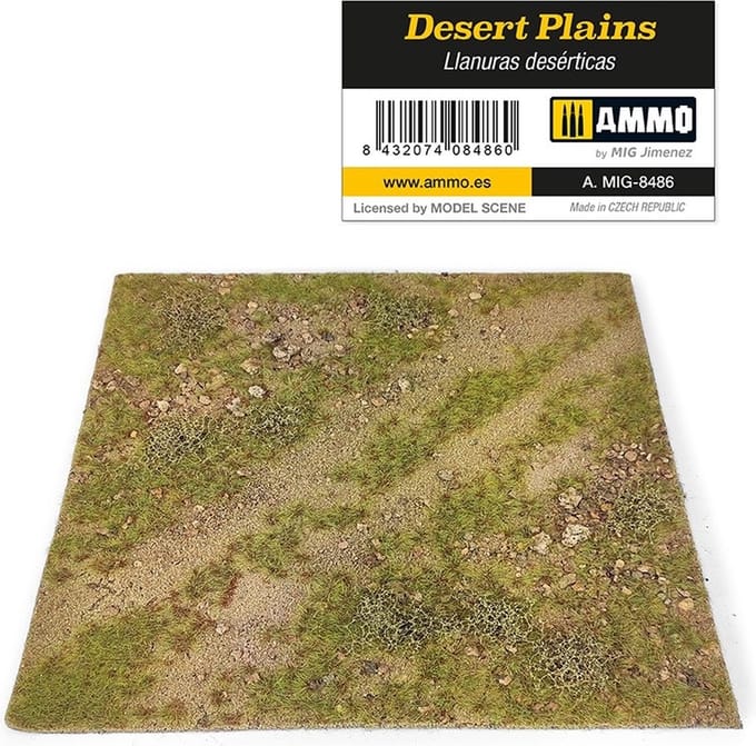 AMMO by Mig Jimenez Modelbouwdecoratie - MIG 8486 Desert Plains - Mat for Diorama Accessoires set