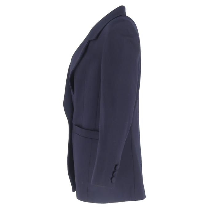 Anine Bing Dubbelzijdige Blazer in Marineblauwe Polyester