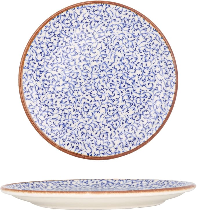 By Bone Dessertbord - Edera - Porselein - 17 cm - set van 6