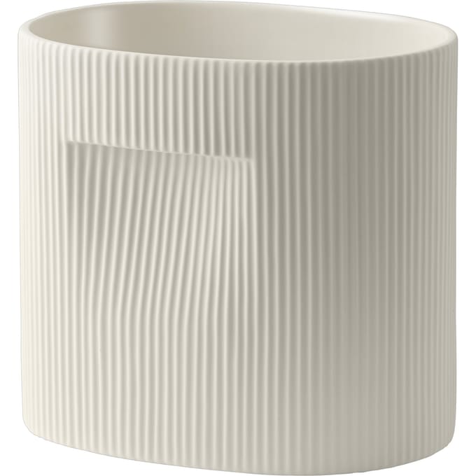 Muuto Ridge plantenbak - off-white - H 24 cm