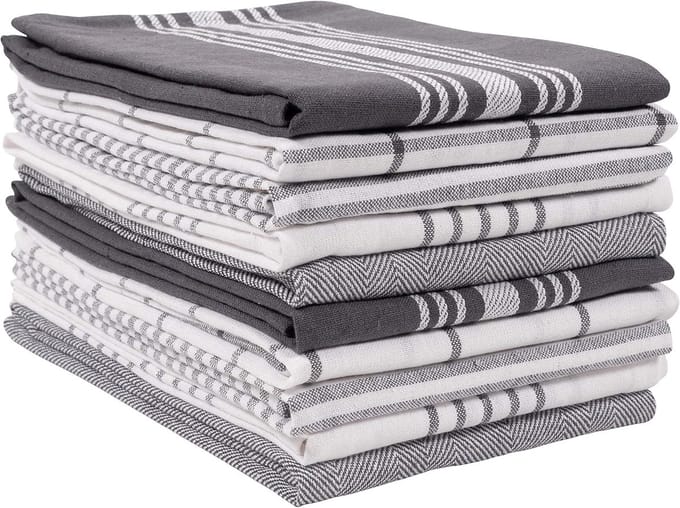 Set van 10 Zachte en Absorberende Keuken Theedoeken 45 x 61 cm