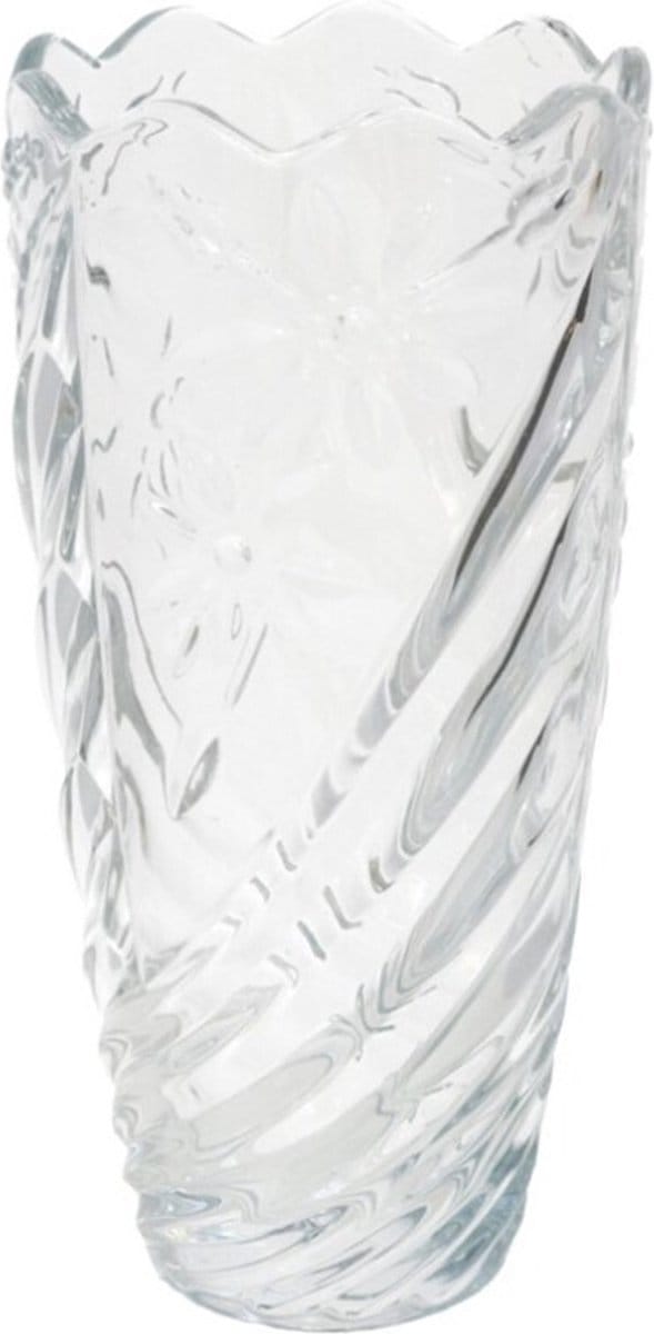 Gerimport Bloemenvaas - helder glas - 12 x 25 cm
