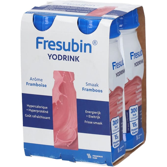 Fresubin Yodrink Framboos 4x200 Drinkbare oplossing