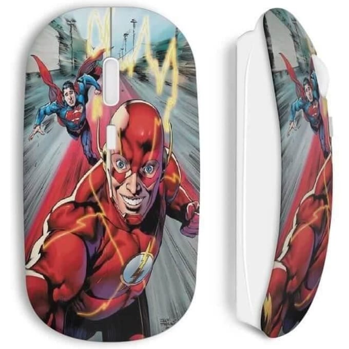 Souris sans fil flash superman