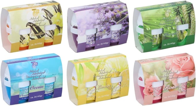 Active Air Luchtverfrisser- ACTIVE AIR Airfresh gel 140g- Assortiment