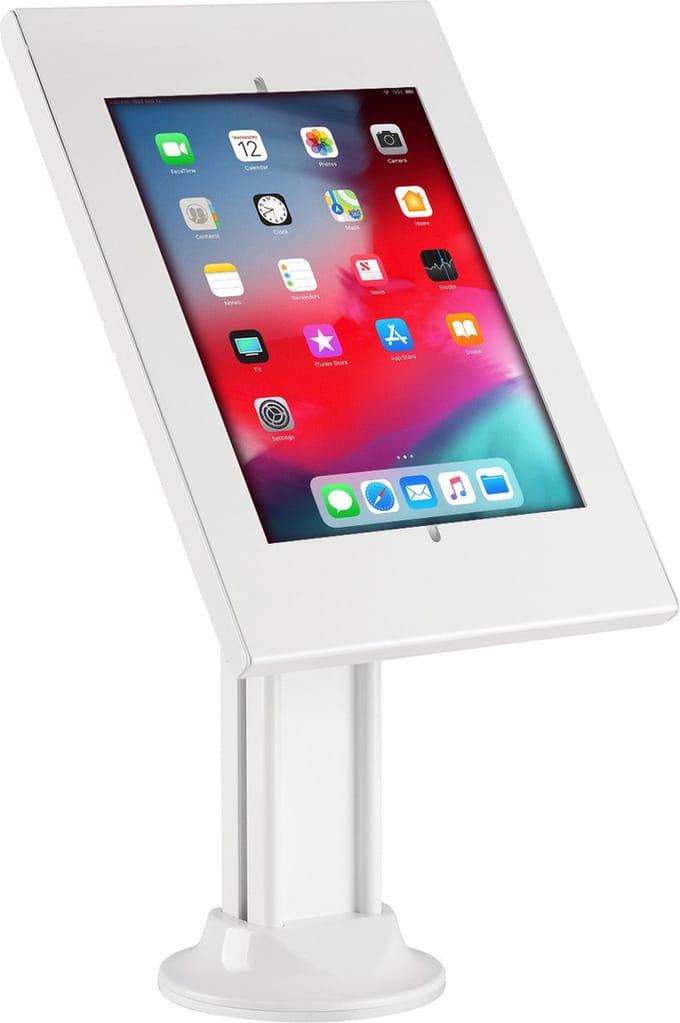 Maclean - Tablet Tafelbevestiging Anti-Diefstal Compatibel met 9.7"/10.2" - Wit