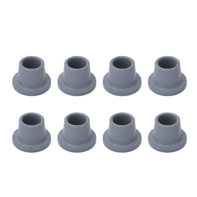 Vervangende Voetjes voor Douchestoel Badstoel Douchekrukjes Transferbank Antislip Rubberen Zuignap Voetjes 1 1/8 Inch gray