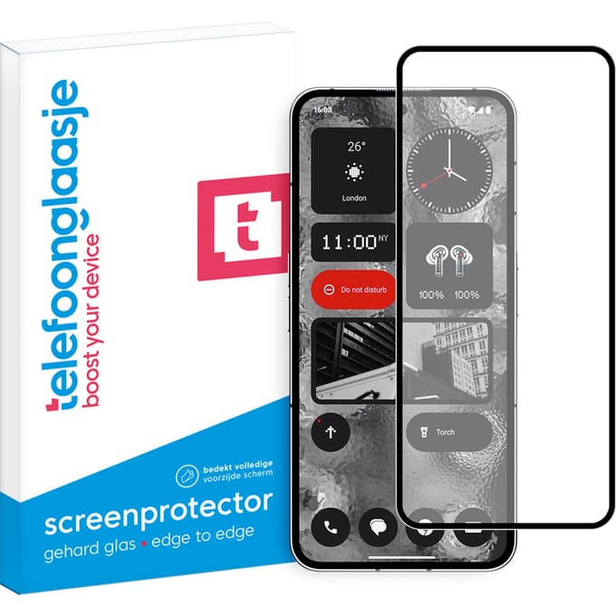 Nothing Phone (2a) screenprotector Edge to Edge