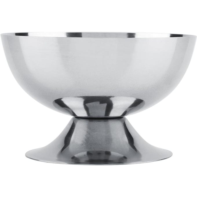 RVS IJscoupes Serveer Dessert Schalen Kommen voor Salade Fruit Pudding(Kort) white