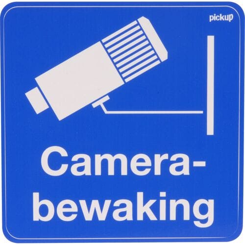 Pickup Pictogram Camerabewaking - 100 x 100 mm