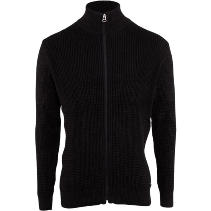 Kronstadt Abel Zip Casual sweater heren Zwart 2XL