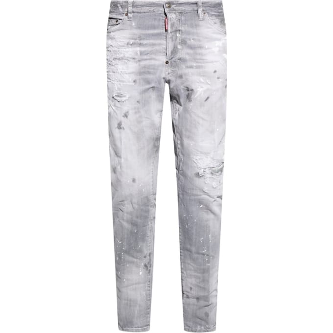 Dsquared2 Lichtgrijze Skater Jeans