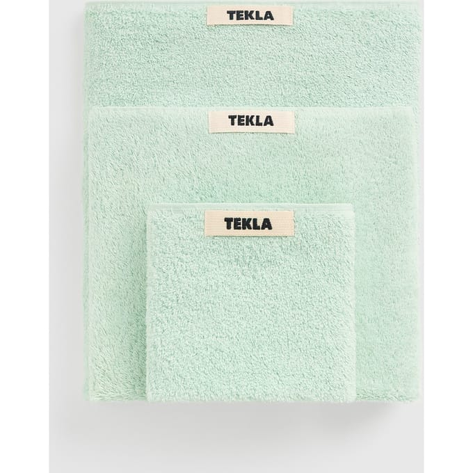 Tekla Unisex Guest Towel Mint Maat: 30x50 | Handdoeken Outlet | Unisex | Groen