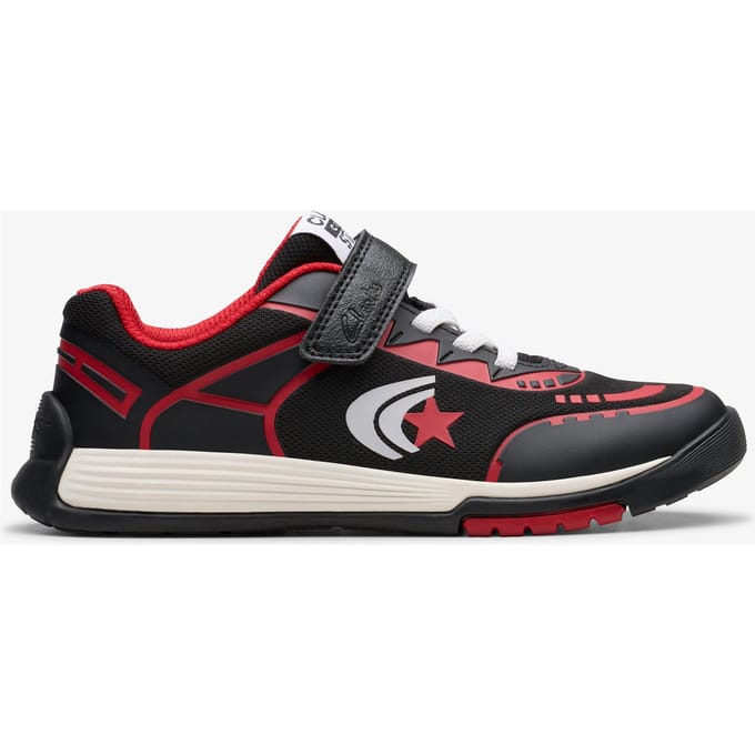 CicaStarFlexK Zwart/Rood Sneakers