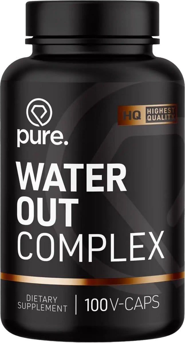 Pure. Water Out Complex - 100 vegan capsules - Vitamine B6 - Kalium - Vochtafdrijver