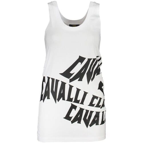 Top Roberto Cavalli qxt62cjd06058e01b8bianco0005xs