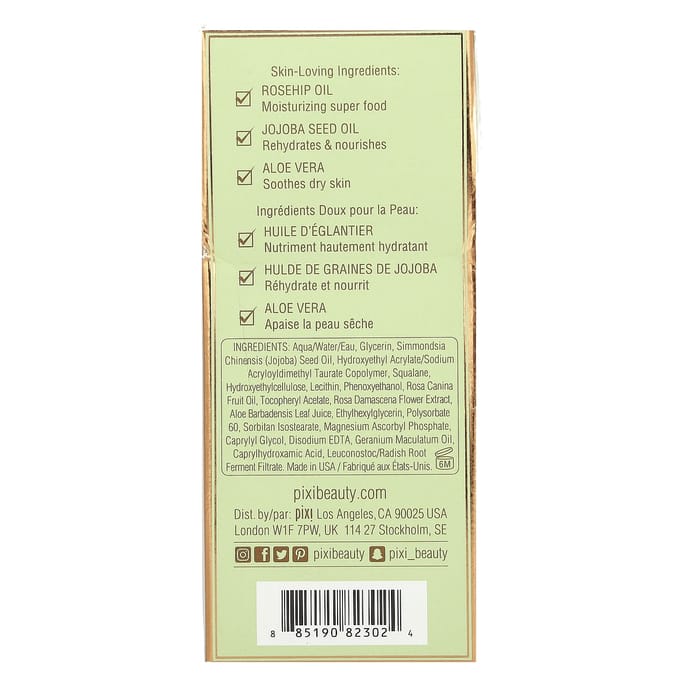 Pixi Beauty, Skintreats, Sérum lacté hydratant, 1 fl oz (30 ml) white