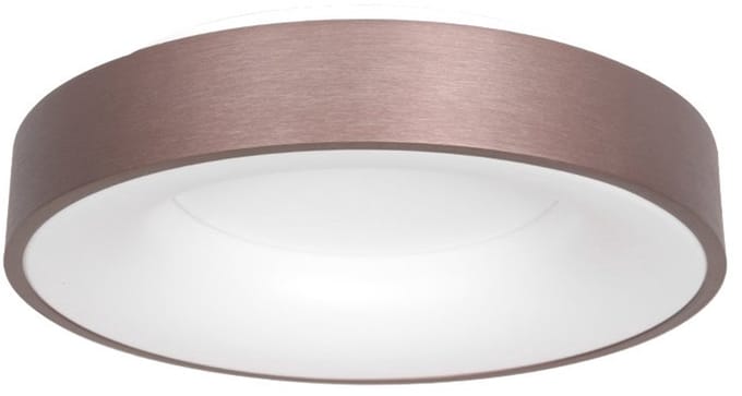 Plafondlamp Ringlede 3086BR Brons Ø30cm Dimbaar Kunststof Metaal Steinhauer Modern Binnen