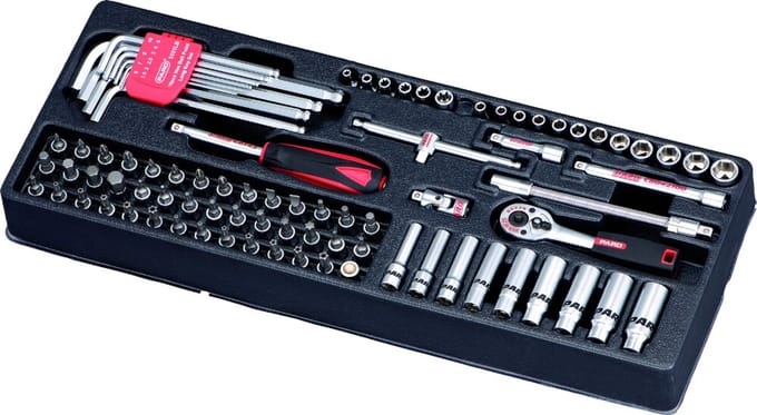 1/4'' Bit & Dopsleutelset, 86-delig