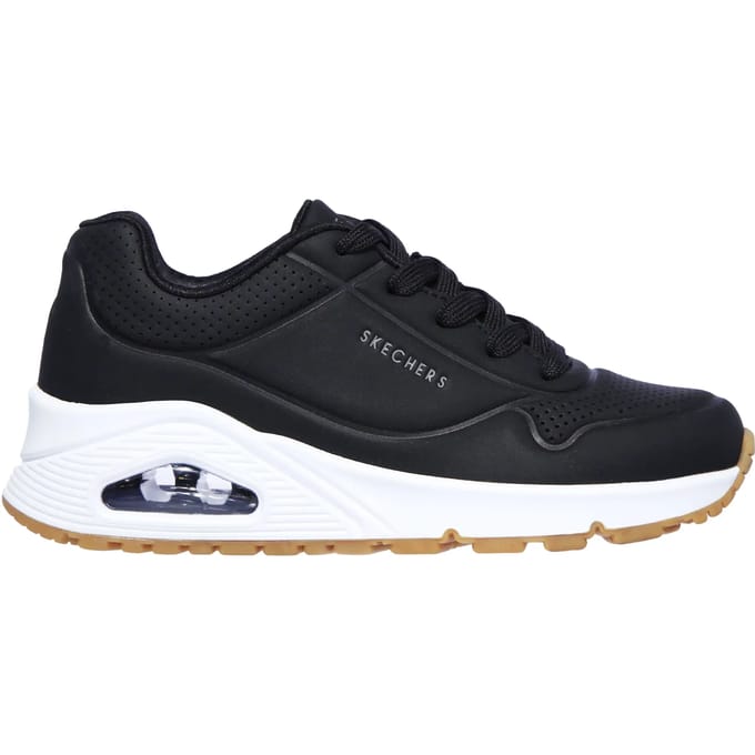 Skechers Uno - Stand On Air Meisjes Sneakers - Black