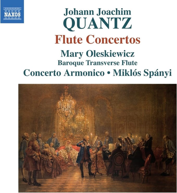 Mary Oleskiewicz, Concerto Armonicao, Miklós Spányi - Quantz: Flute Concertos (CD)