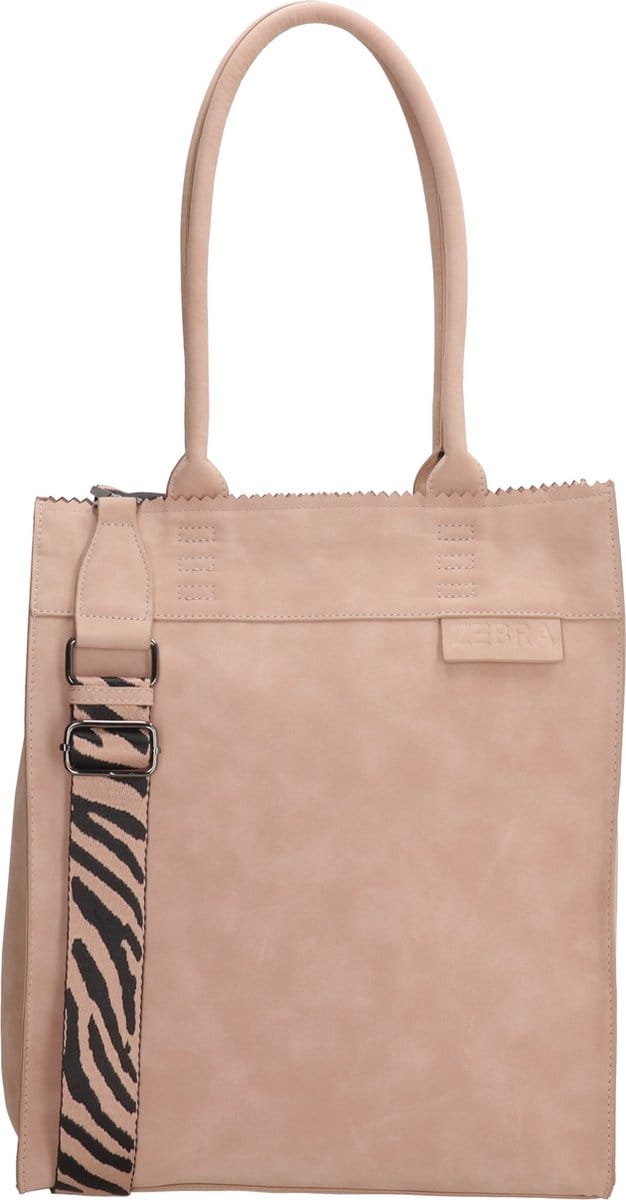 Zebra Trends Merel Shopper - Lichtroze